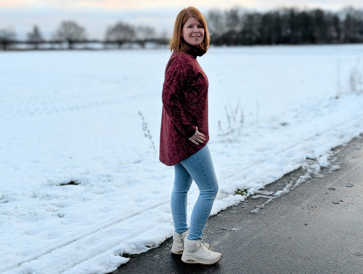 Skymning - Oversized Hoodiekleid &amp; Longpulli