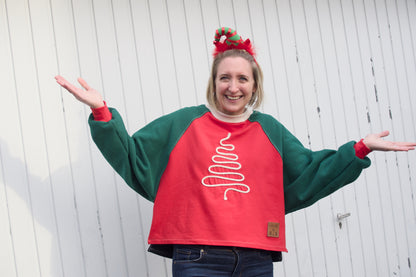 Isbris - Oversized Raglan cropped Pulli