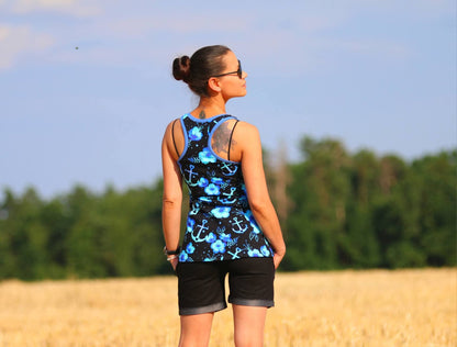 Sommarbris - körpernahes Top mit Racerback