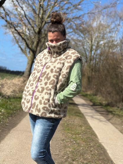Vindskydd  Oversized Weste in drei Längen