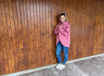 Tulpan - Oversized Cardigan & Kuscheldecke to go