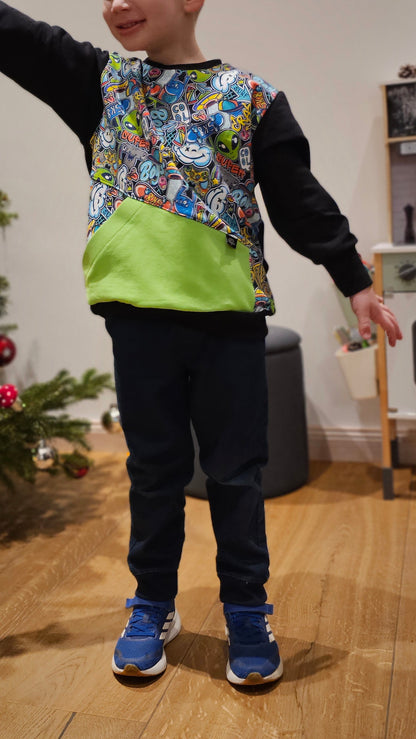 Lilla Lägereld - Oversized Pulli für Kinder
