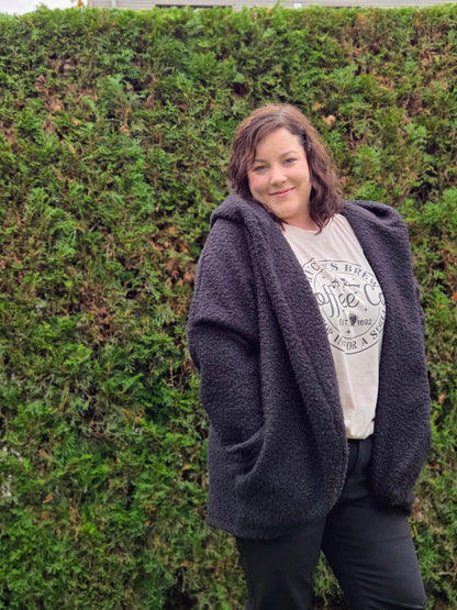 Tulpan - Oversized Cardigan & Kuscheldecke to go