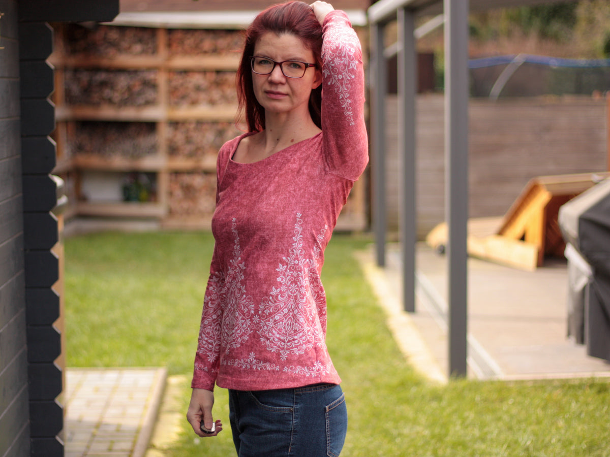 Kullerbytta - Basic Shirt mit besonderer Ärmellösung Gr. 30-50