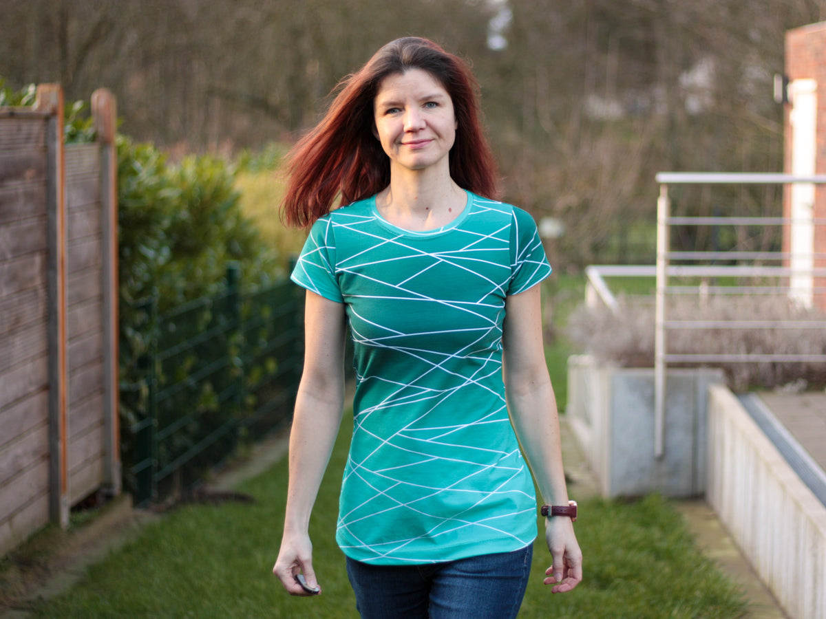 Kullerbytta - Basic Shirt mit besonderer Ärmellösung Gr. 30-50