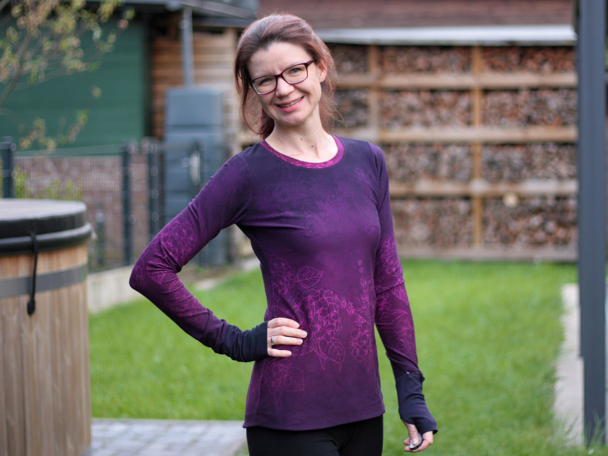 Kullerbytta - Basic Shirt mit besonderer Ärmellösung Gr. 30-50