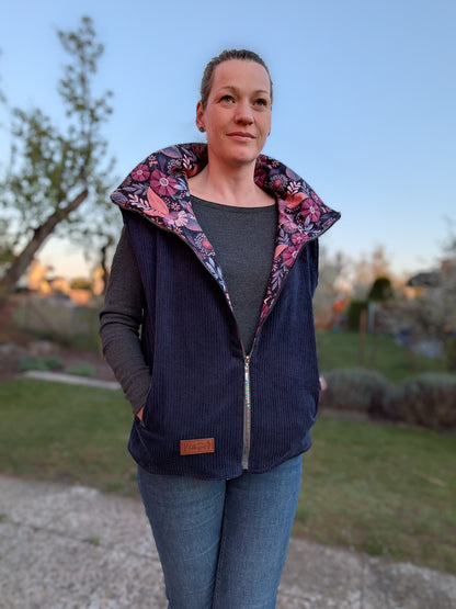 Vindskydd  Oversized Weste in drei Längen