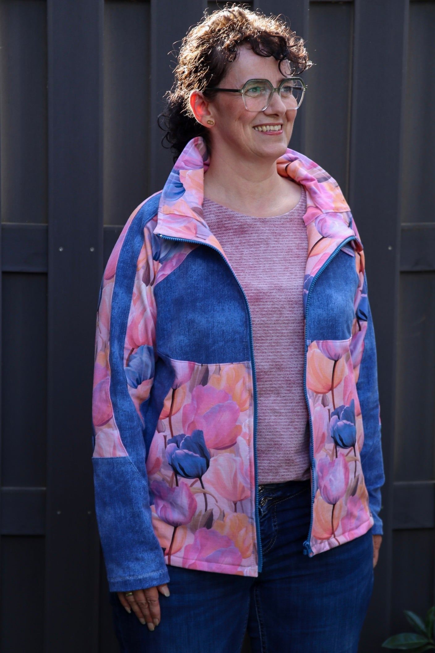 Isdropp - Raglanjacke Gr. 30 - 50