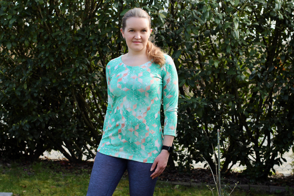 Kullerbytta - Basic Shirt mit besonderer Ärmellösung Gr. 30-50