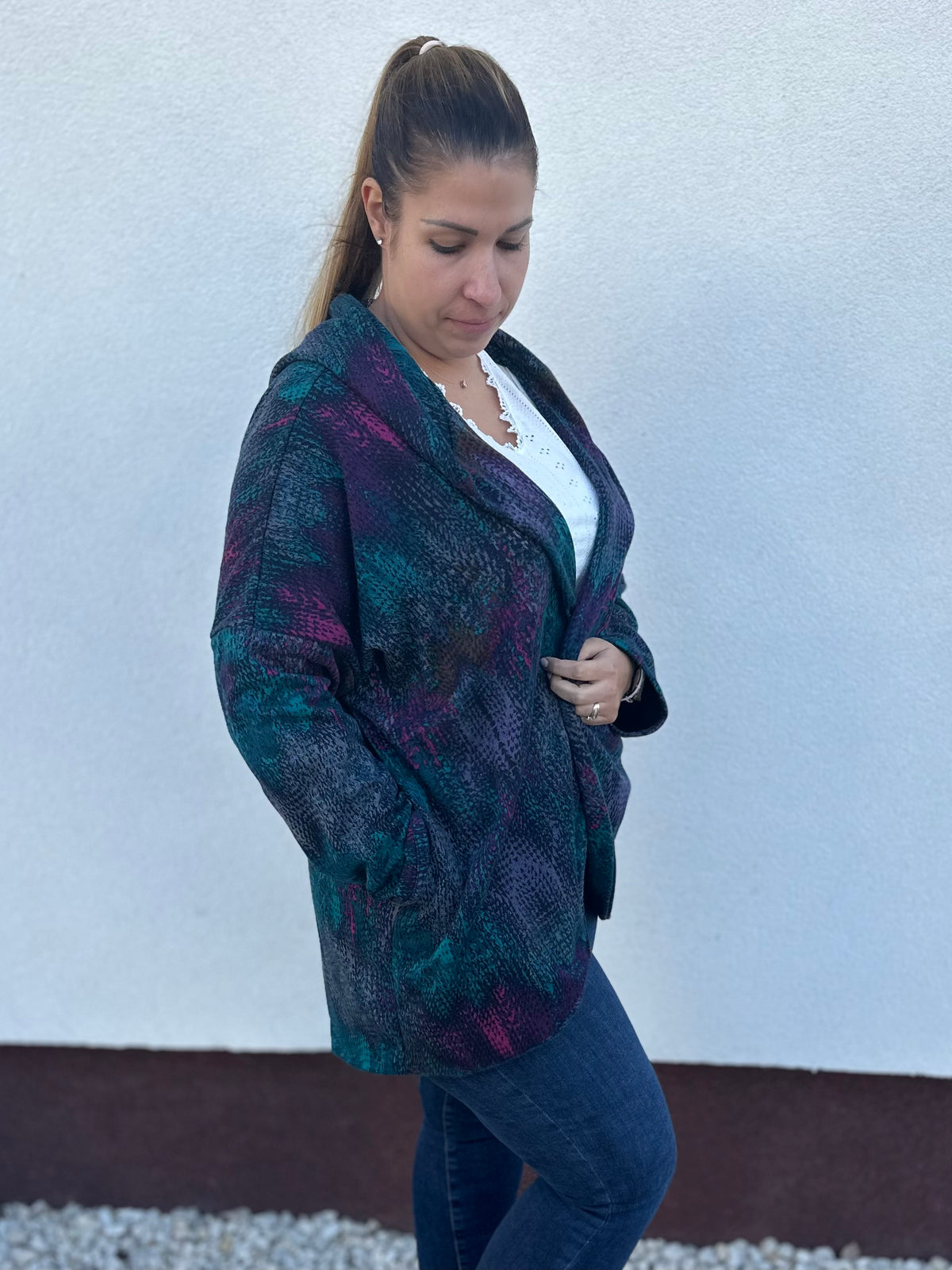 Tulpan - Oversized Cardigan &amp; Kuscheldecke to go