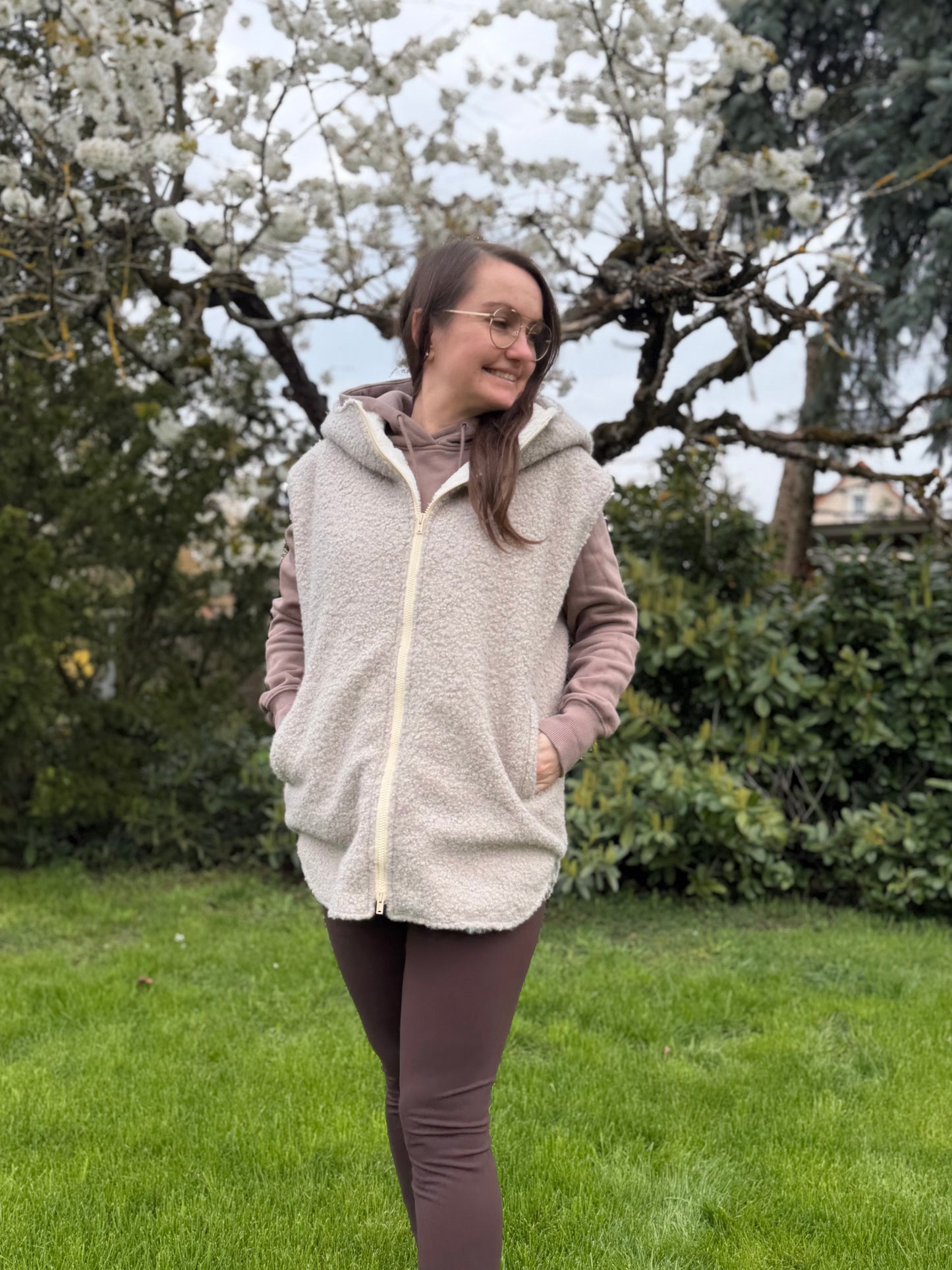 Vindskydd  Oversized Weste in drei Längen