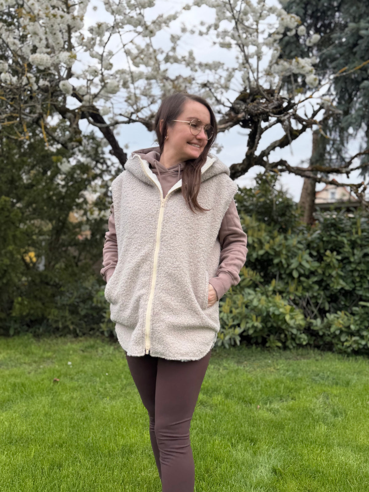 Vindskydd  Oversized Weste in drei Längen