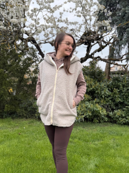 Vindskydd  Oversized Weste in drei Längen