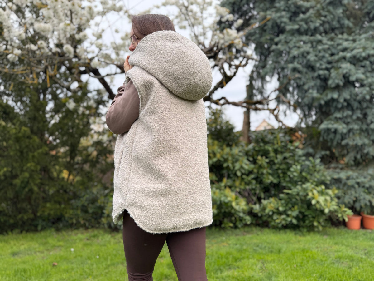 Vindskydd  Oversized Weste in drei Längen