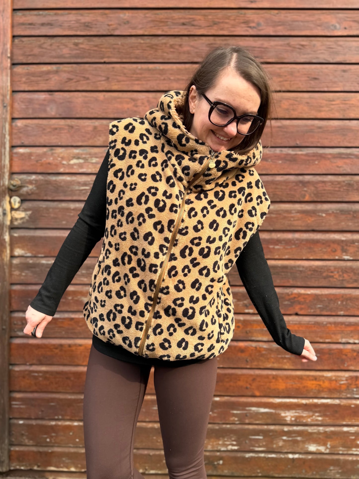 Vindskydd  Oversized Weste in drei Längen