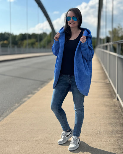 Tulpan - Oversized Cardigan & Kuscheldecke to go
