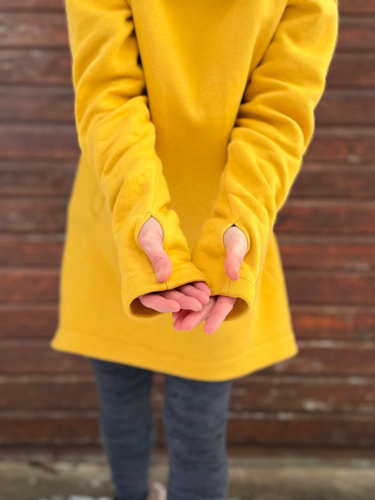 Skymning - Oversized Hoodiekleid &amp; Longpulli