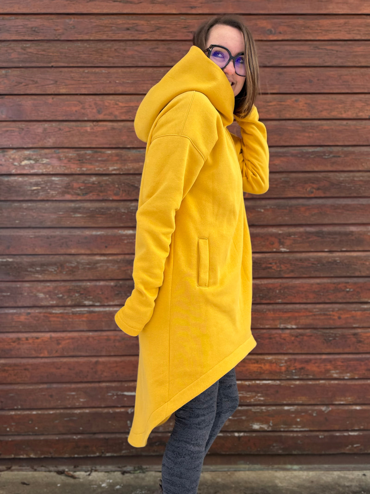 Skymning - Oversized Hoodiekleid &amp; Longpulli