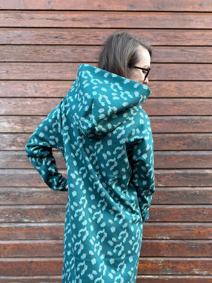 Skymning - Oversized Hoodiekleid & Longpulli