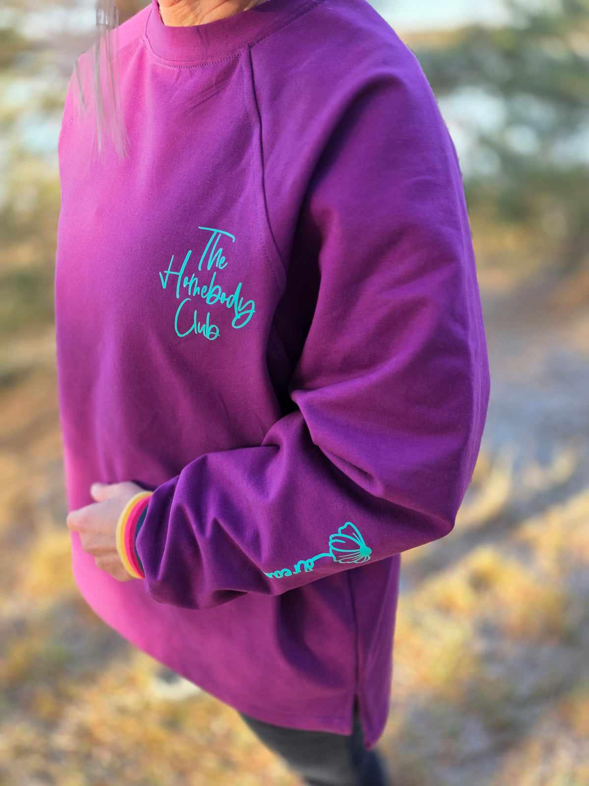 Isbris - Oversized Raglan cropped Pulli