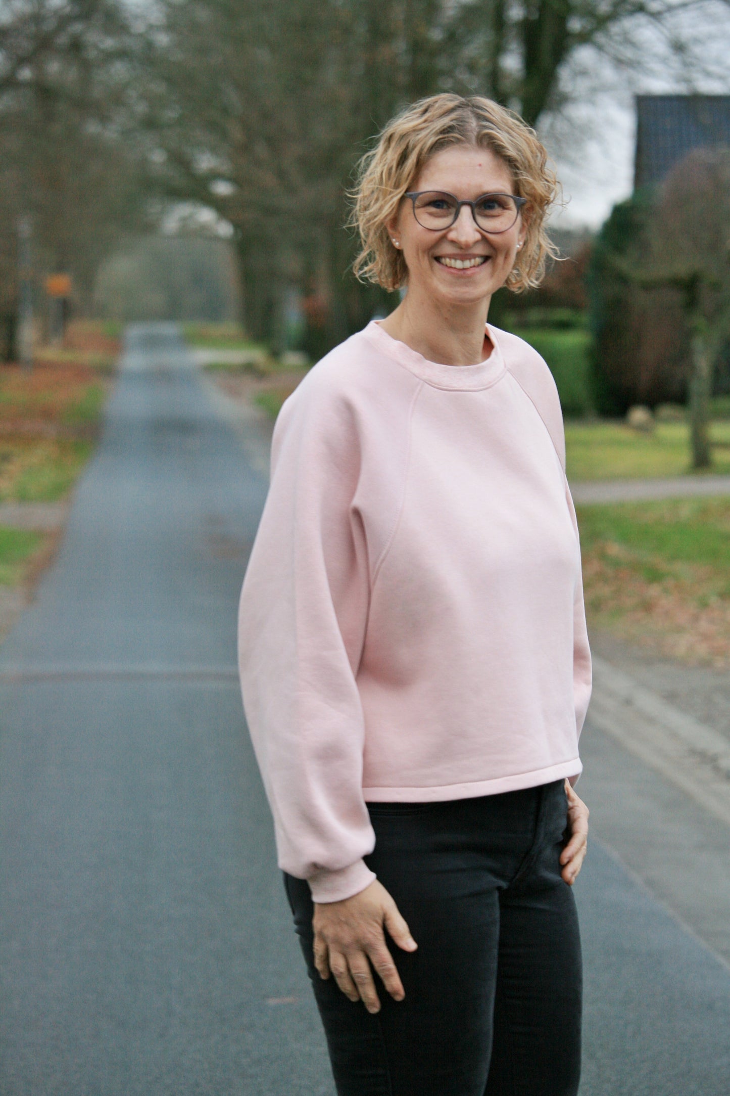 Isbris - Oversized Raglan cropped Pulli