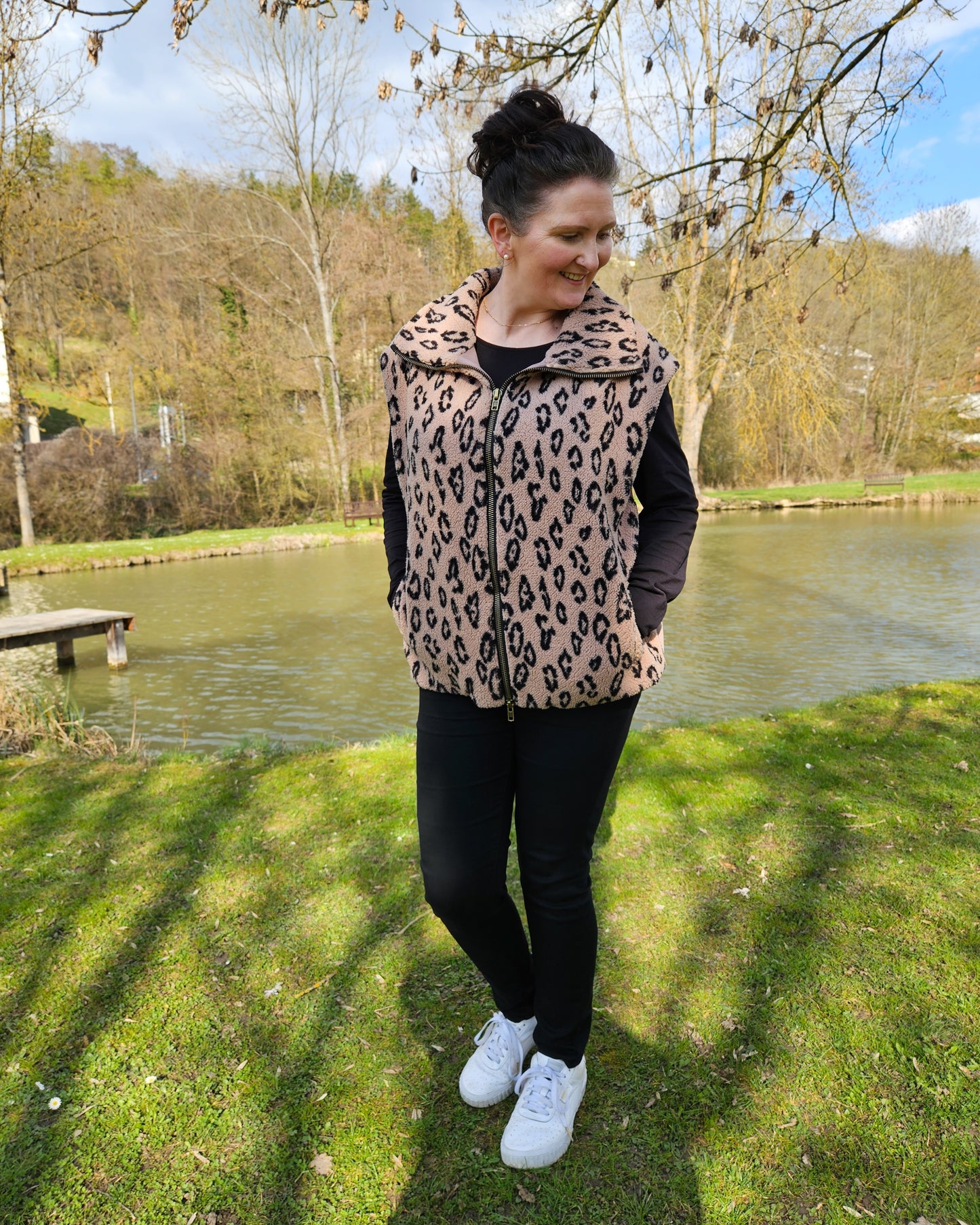 Vindskydd  Oversized Weste in drei Längen