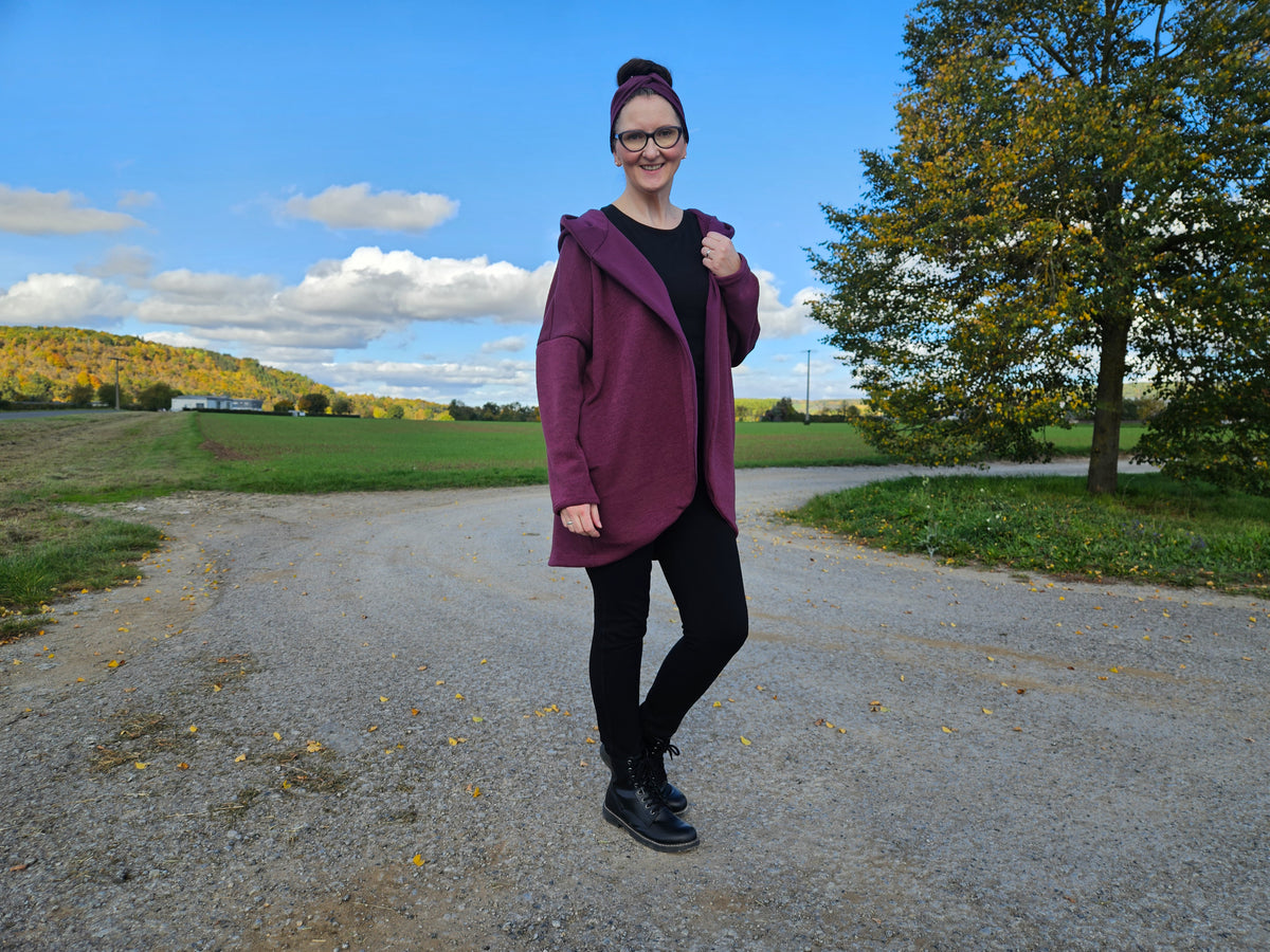 Tulpan - Oversized Cardigan &amp; Kuscheldecke to go
