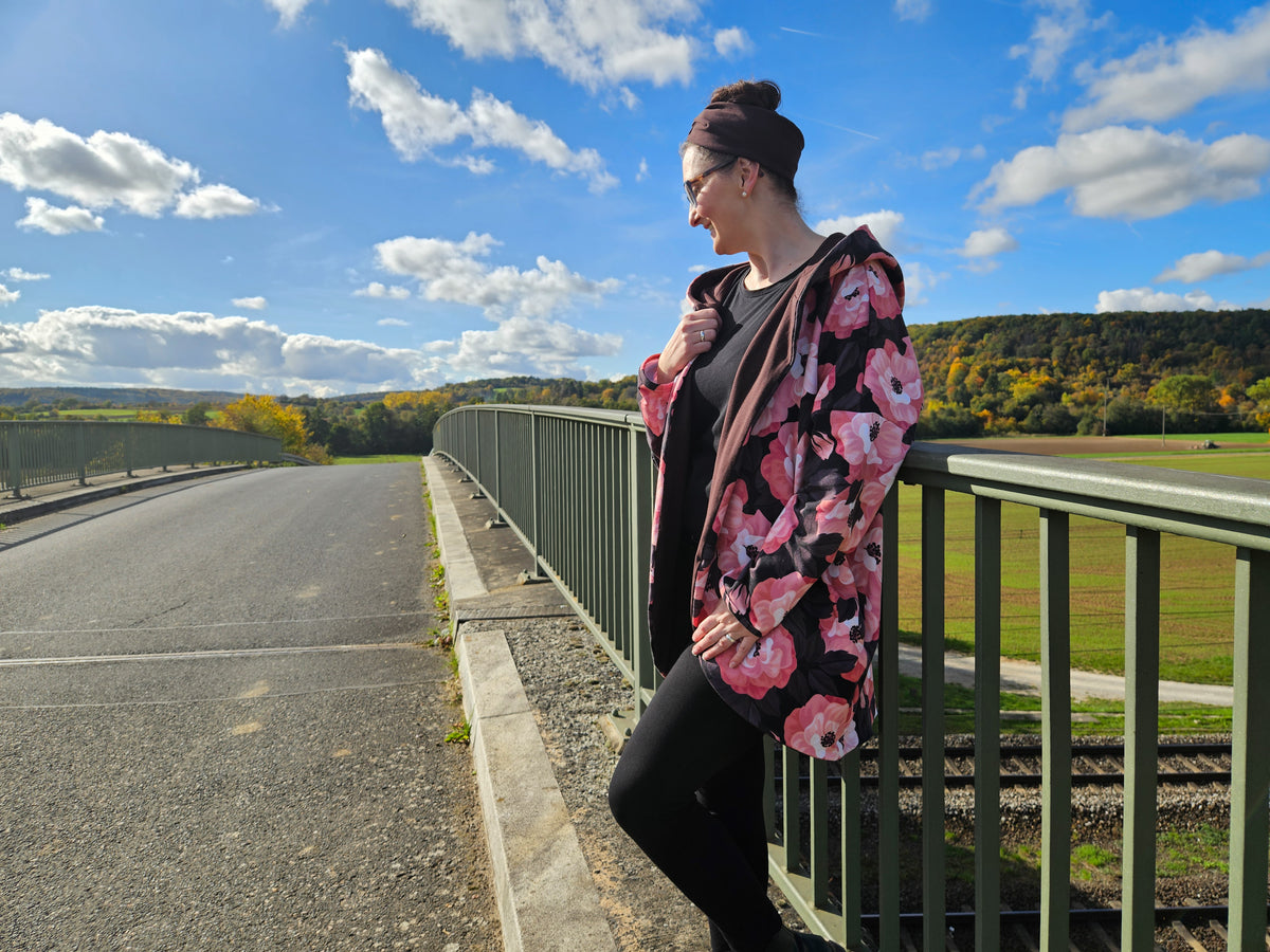 Tulpan - Oversized Cardigan &amp; Kuscheldecke to go