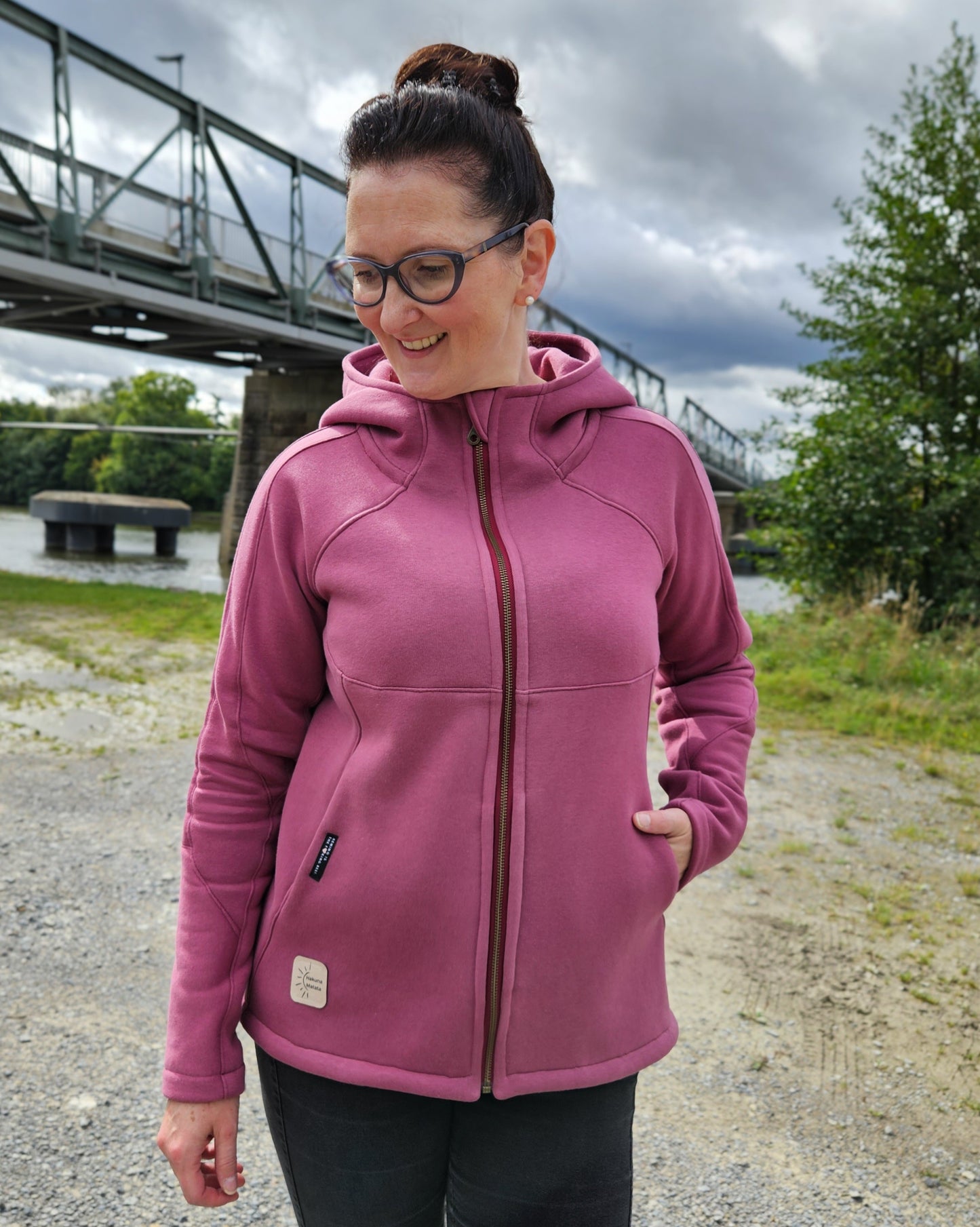 Isdropp - Raglanjacke Gr. 30 - 50