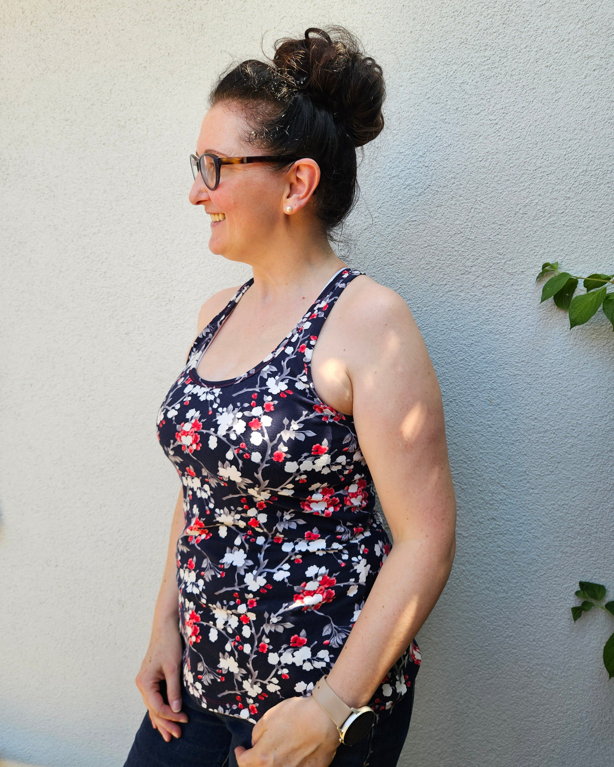 Sommarbris - körpernahes Top mit Racerback