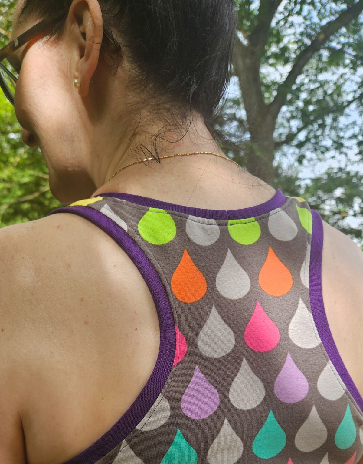 Sommarbris - körpernahes Top mit Racerback