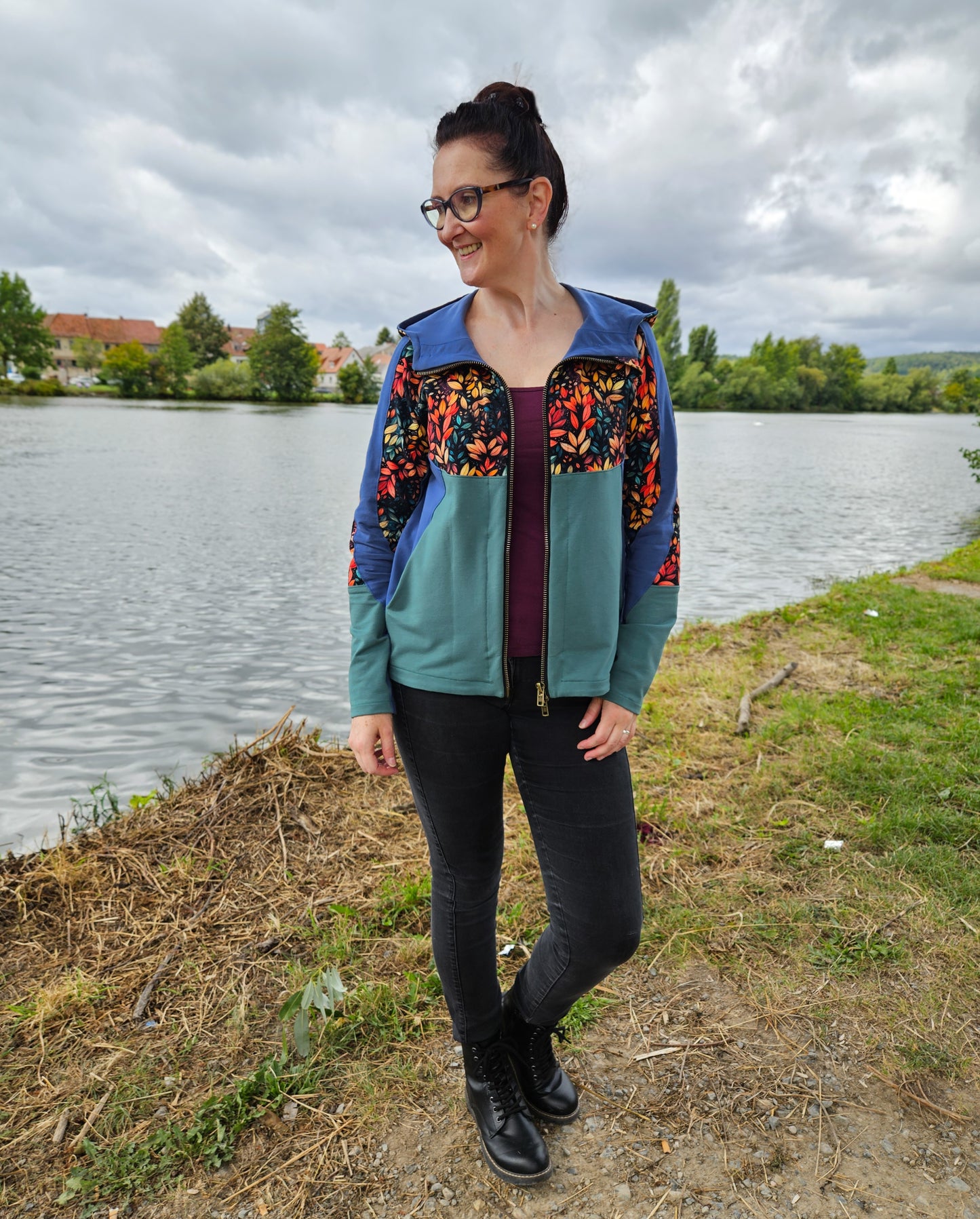 Isdropp - Raglanjacke Gr. 30 - 50