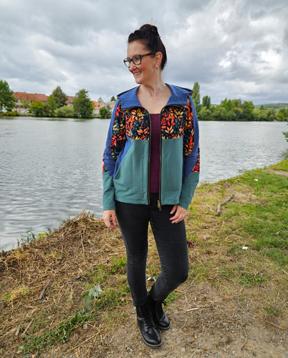 Isdropp - Raglanjacke Gr. 30 - 50