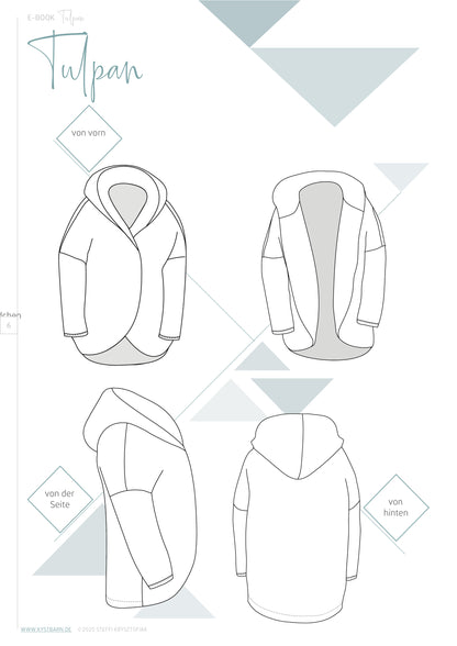 Tulpan - Oversized Cardigan & Kuscheldecke to go