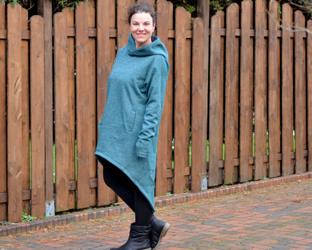 Skymning - Oversized Hoodiekleid &amp; Longpulli