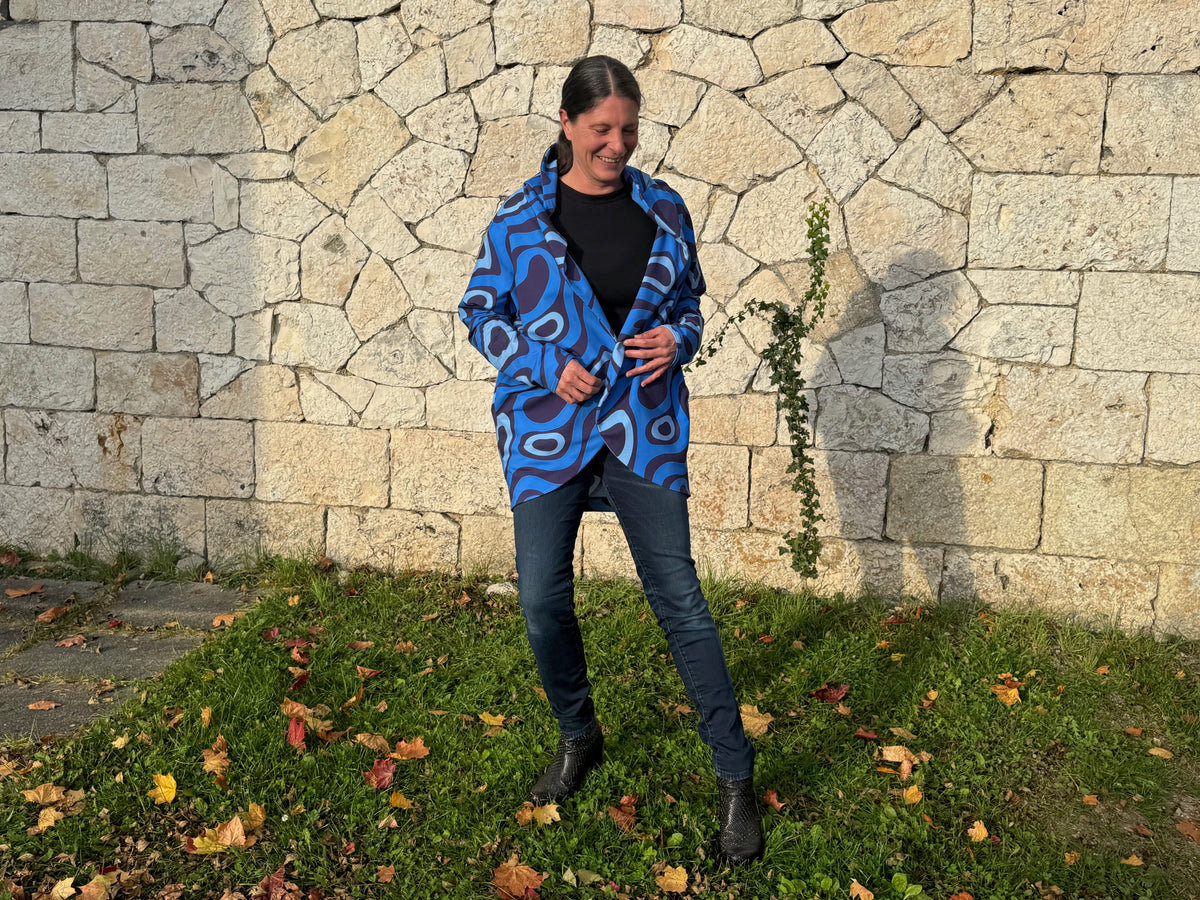 Tulpan - Oversized Cardigan &amp; Kuscheldecke to go