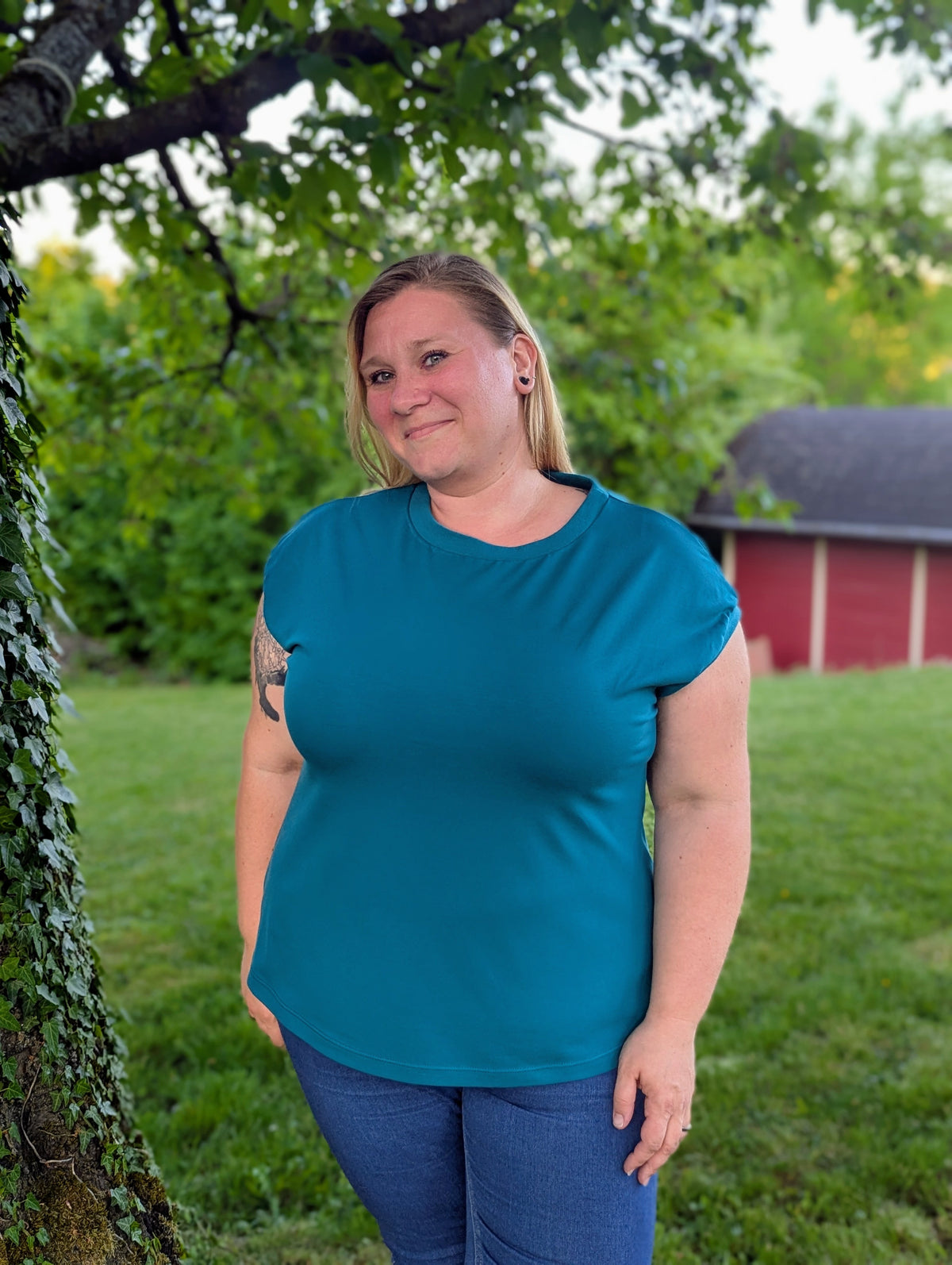 Namnlös - lässiges T-Shirt Größen 30-50