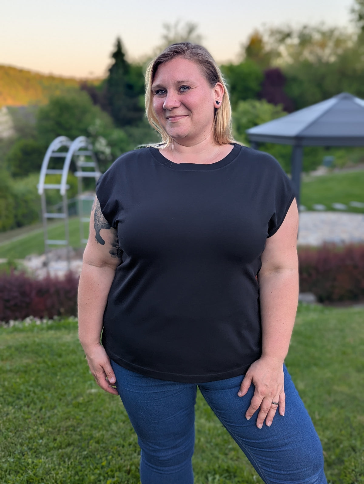Namnlös - lässiges T-Shirt Größen 30-50