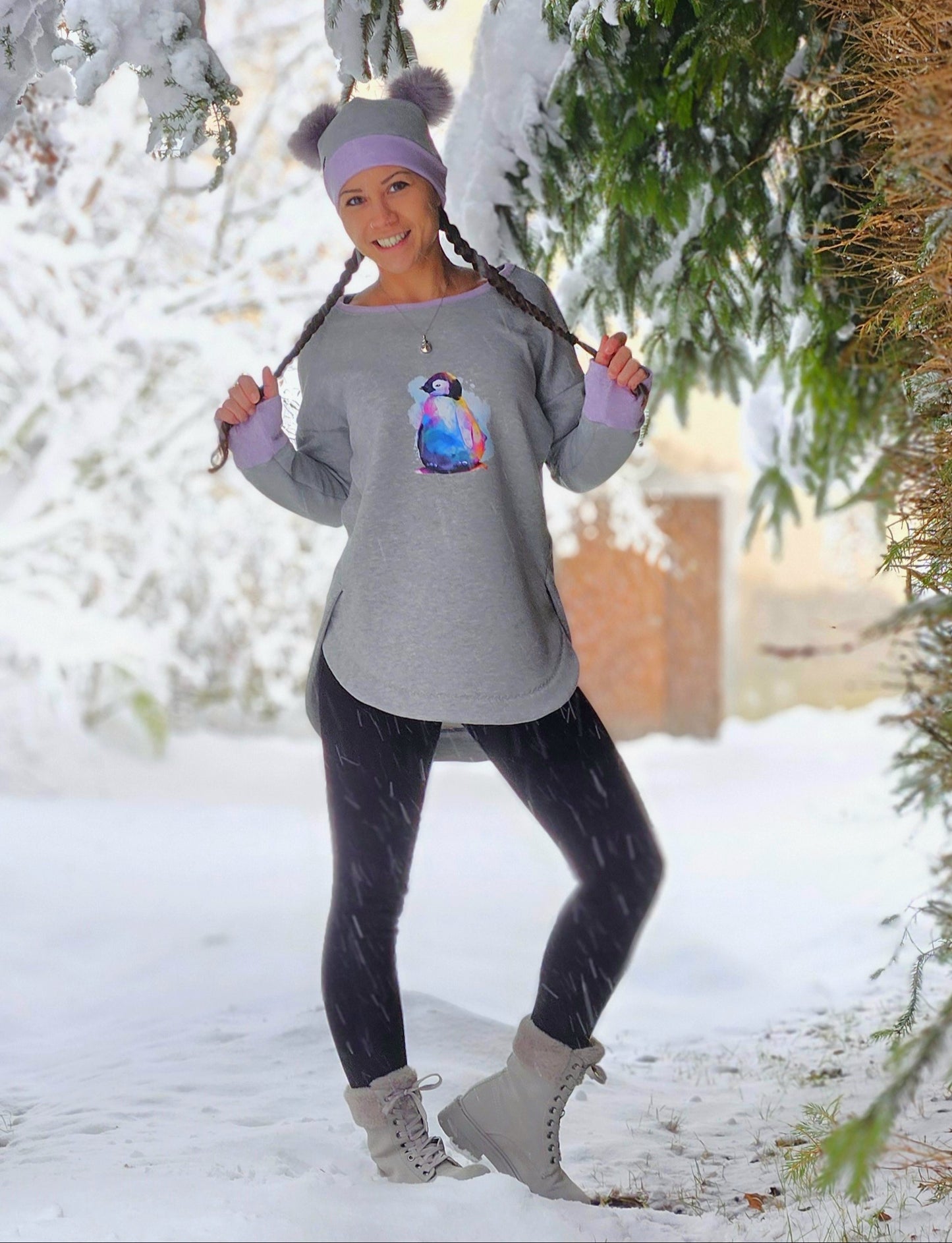 Pingvin - Oversize Pulli & Hoodie