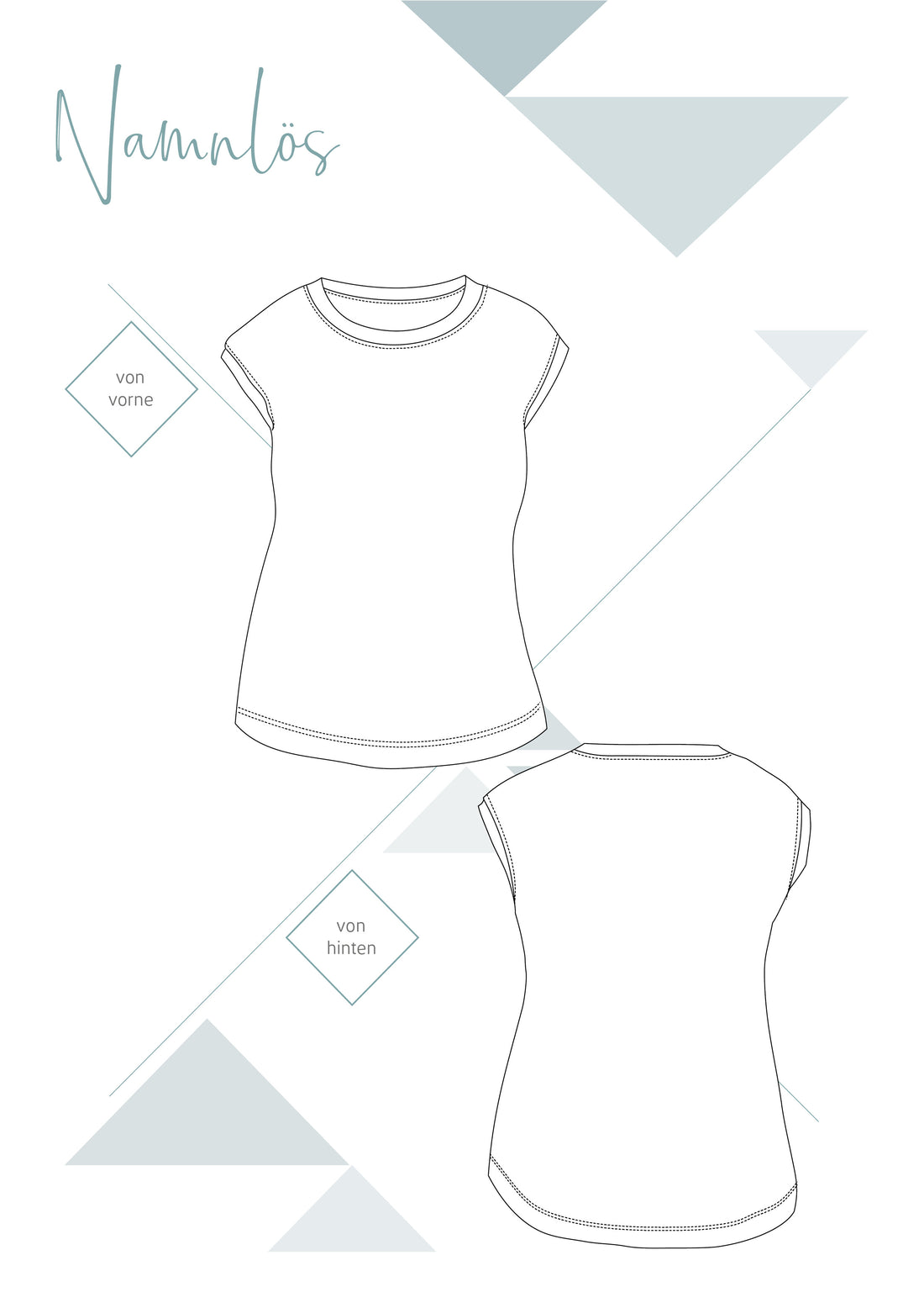 Namnlös - lässiges T-Shirt Größen 30-50