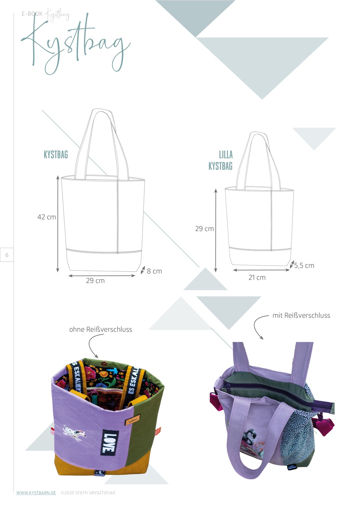 Kystbag - Schnittmuster für eine Basic-Tasche