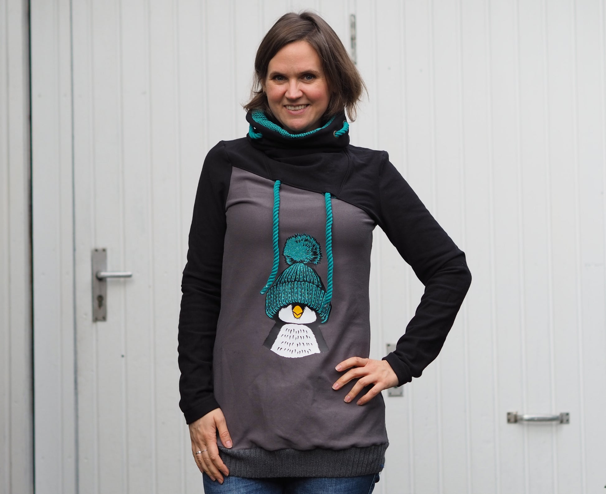 Hej Tjej! Hoodie 30-48 - Main Image