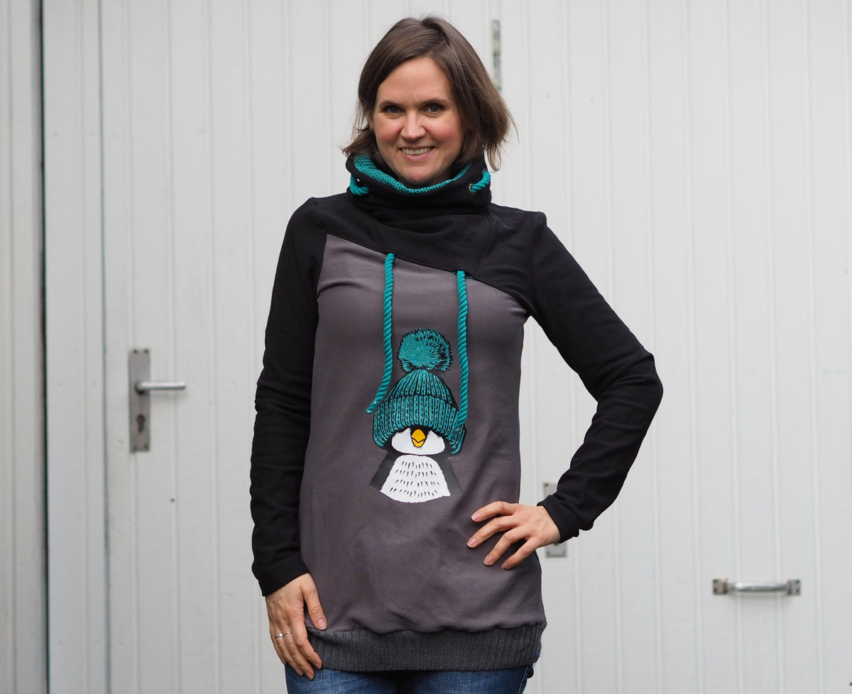 Hej Tjej! - Hoodie Gr. 30-48