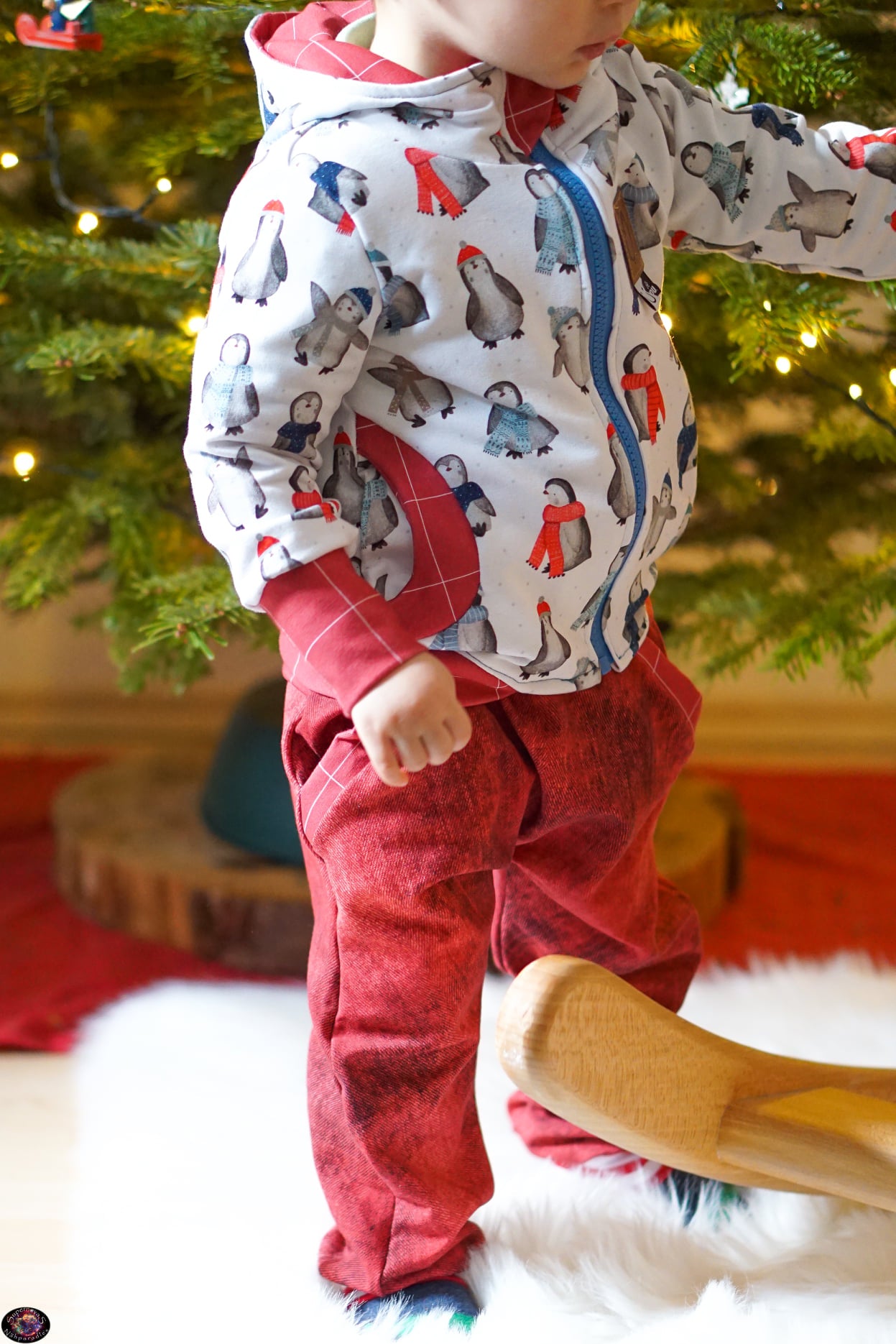 lilla Frostknöl - Kinder Sweatjacke Gr. 74-164