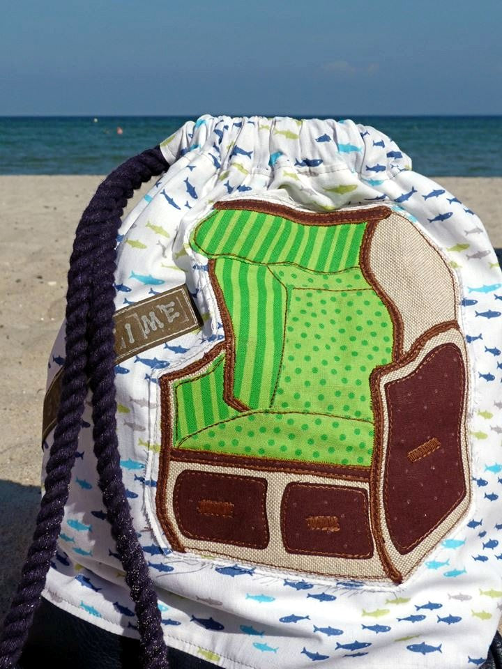 Applikationsvorlage Strandkorb Ebbe&amp;Flut