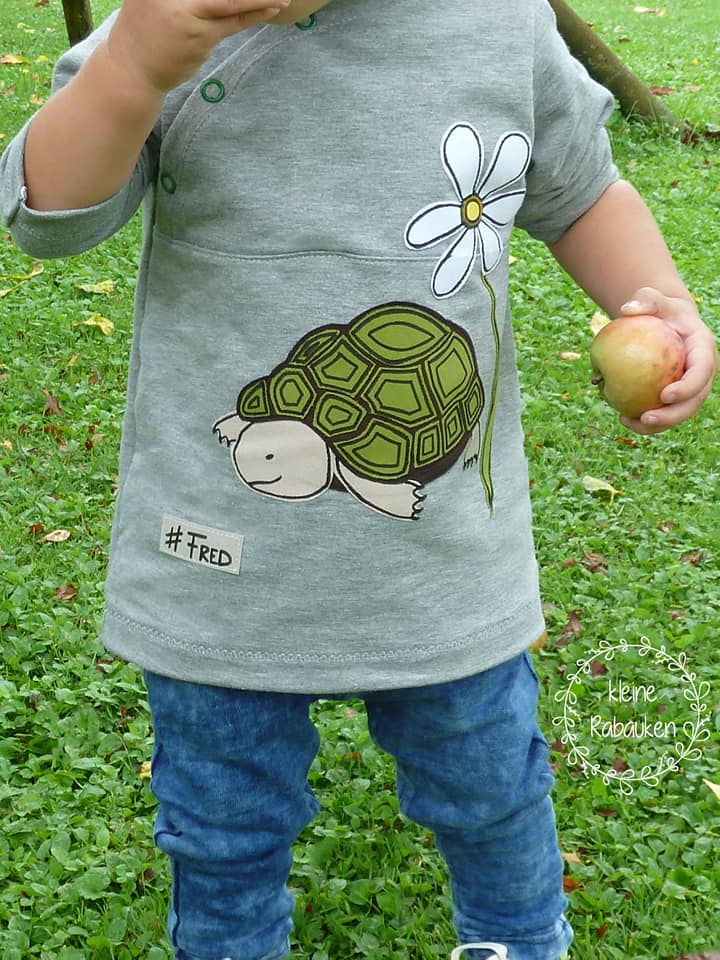 Applikationsvorlage Schildkröte
