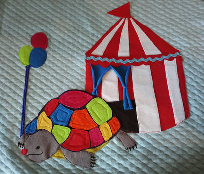 Applikationsvorlage Schildkröte