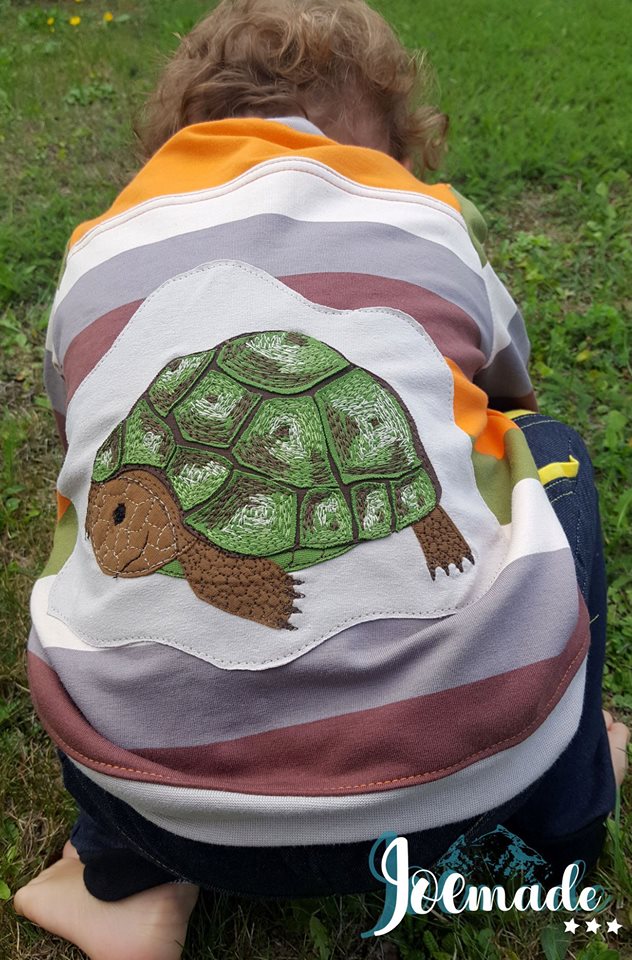 Applikationsvorlage Schildkröte