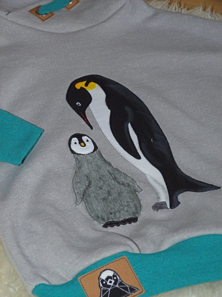 Applikationsvorlage Pinguin-Baby