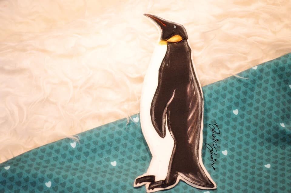 Applikationsvorlage Pinguin-Papa